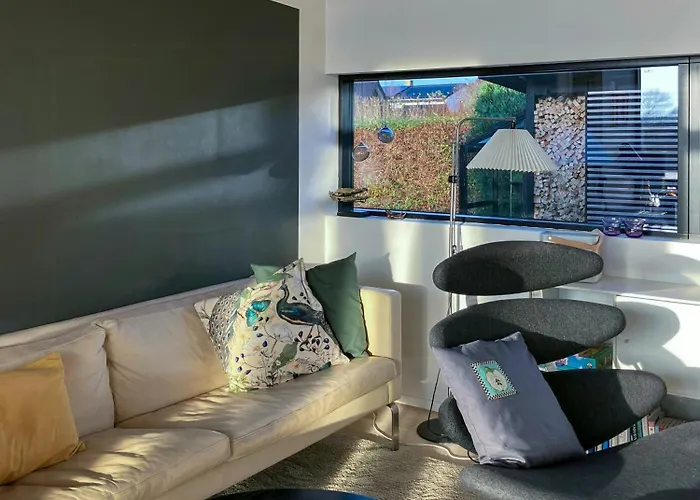 بيت للعطل Moderne Hus Med Havudsigt Naer Faaborg فابورغ