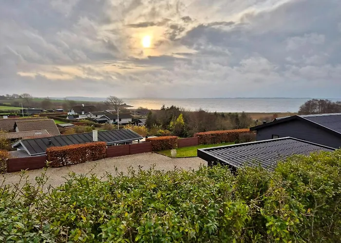 بيت للعطل Moderne Hus Med Havudsigt Naer Faaborg فابورغ
